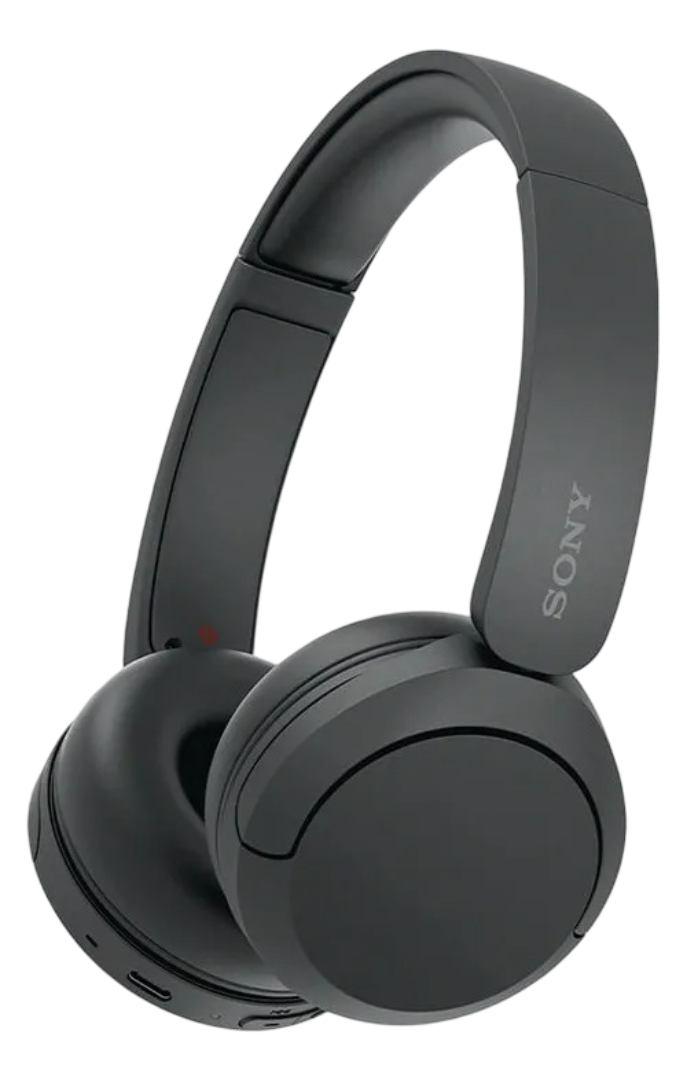 Audífonos inalámbricos con cancelación de ruido sobre un escritorio, el accesorio de audio ideal para un setup productivo.